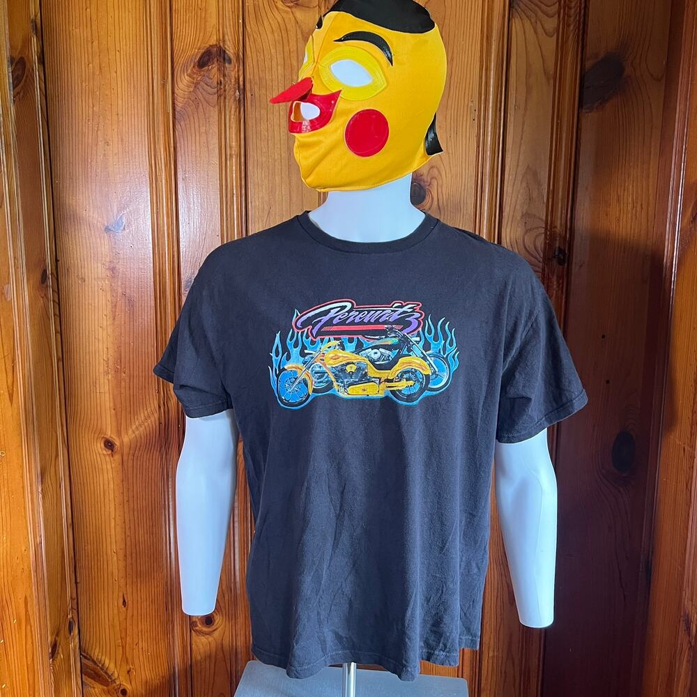 Delta XL Y2K Graphic T-Shirt Black Regular